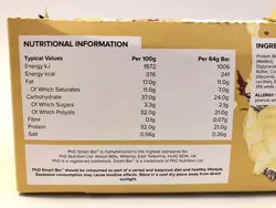 شکلات پروتئین بار پی اچ دی مدل اسمارت شیری 64 گرمی