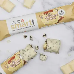شکلات پروتئین بار پی اچ دی مدل اسمارت شیری 64 گرمی بسته 12 عددی