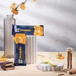پکیج شکلات پروتئین بار کیتاریچ سیب و دارچین با روکش شکلات تلخ 45 گرمی بسته 12 عددی