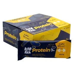 پکیج شکلات پروتئین بار کیتاریچ سیب و دارچین با روکش شکلات تلخ 45 گرمی بسته 12 عددی