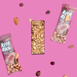 نات بار سه مغز کیتاریچ با روکش شکلات تلخ  40 گرمی