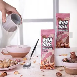 نات بار سه مغز کیتاریچ با روکش شکلات تلخ  40 گرمی