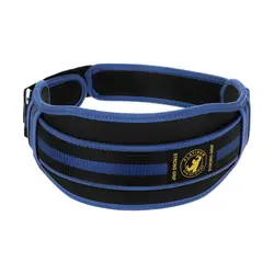 کمربند ورزشی پلاتینیوم مدل GYM-NUT آبی چسبی