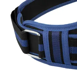 کمربند ورزشی پلاتینیوم مدل GYM-NUT آبی چسبی