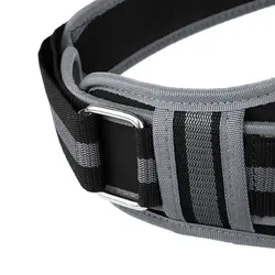 کمربند ورزشی پلاتینیوم مدل GYM-NUT طوسی چسبی