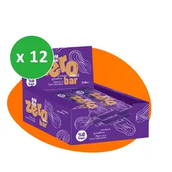 پکیج زیرو بار کیتاریچ بادام زمینی با روکش شکلات تلخ 40 گرمی بسته 12 عددی