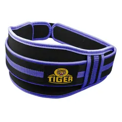 کمربند بدنسازی تایگر مدل Tiger آبی چسبی