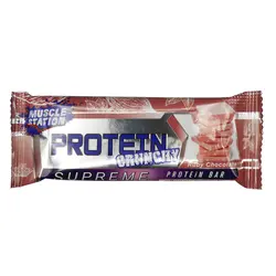 شکلات پروتئین بار ماسل استیشن مدل کرانچی یاقوتی 40 گرمی