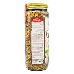 گرانولا شیشه ای درین کام طعم نسکافه و شکلات تلخ 380 گرمی