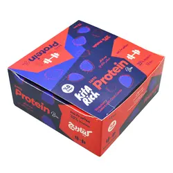 پکیج شکلات پروتئین بار زیرو کیتاریچ توت فرنگی با روکش کاکائو تلخ 45 گرمی