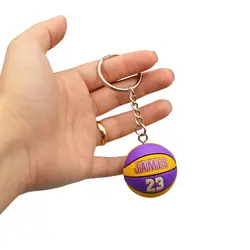 جاکلیدی توپ بکستبال لس آنجلس لیکرز مدل GM-23James 042060