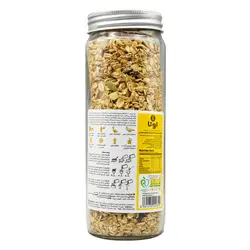 گرانولا شیشه ای اونا طعم بادام و کرن بری 380 گرمی بدون گلوتن