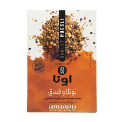 موسلی اونا سری K طعم نوتلا و فندق 250 گرمی