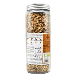 گرانولا شیشه ای اونا طعم نوتلا و فندوق 380 گرمی بدون گلوتن