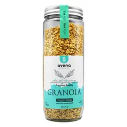 گرانولا شیشه ای وگان اونا طعم جو دوسر وشیره انگور 380 گرمی بدون گلوتن