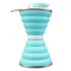 قمقمه سیلیکونی تاشو مدل Sandy ظرفیت 0.65 لیتر