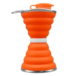 قمقمه سیلیکونی تاشو مدل Sandy ظرفیت 0.65 لیتر