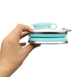 قمقمه سیلیکونی تاشو مدل Sandy ظرفیت 0.65 لیتر