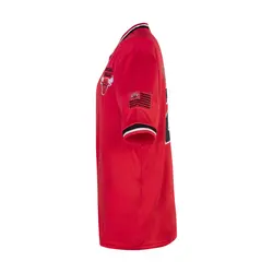 ست تیشرت و شلوارک بیسبالی مردانه شیکاگو بولز مدل Dri Fit-2B1856 قرمز