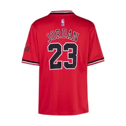 ست تیشرت و شلوارک بیسبالی مردانه شیکاگو بولز مدل Dri Fit-2B1856 قرمز