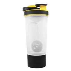 شیکر دو تیکه ورزشی گارنت مدل Chg ظرفیت 0.7 لیتر بهمراه جاقرص و پودر