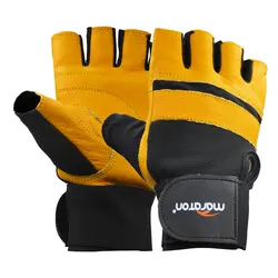دستکش بدنسازی ماراتن مدل 402L840 خردلی