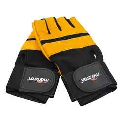 دستکش بدنسازی ماراتن مدل 402L840 خردلی