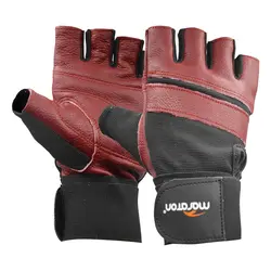 دستکش بدنسازی ماراتن مدل 402L840 زرشکی