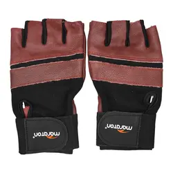 دستکش بدنسازی ماراتن مدل 402L840 زرشکی