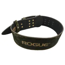 کمربند پاورلیفتینگ و بدنسازی روگ عرض سگک 10cm مدل ELM- 403A500 یشمی سگکی