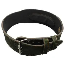 کمربند پاورلیفتینگ و بدنسازی روگ عرض سگک 10cm مدل ELM- 403A500 یشمی سگکی