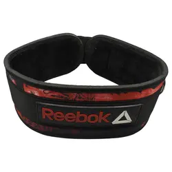 کمربند بدنسازی ریباک مدل ELM- 403A420  مشکی قرمز چسبی