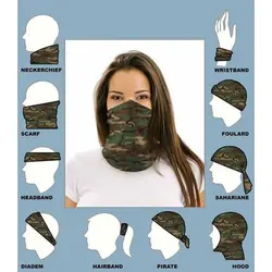 اسکارف و دستمال سر و گردن اسکلتی مدل SHY-7000