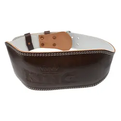 کمربند بدنسازی کینگ مدل wide-2022 قهوه ای تیره