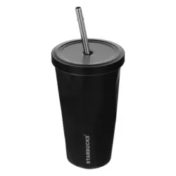 ماگ استیل دوجداره استارباکس مدل Diamond-200 ظرفیت 0.5 لیتر