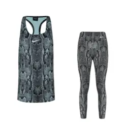 ست تاپ و لگ ورزشی زنانه نایک مدل  G package-3040 پوست ماری