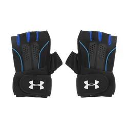 دستکش بدنسازی مردانه آندر آرمور مدل Clutch-Fit 38960 آبی