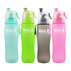 قمقمه ورزشی نیو ای مدل Button ظرفیت 0.7 لیتر اسپری پاش