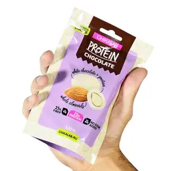 بادام رژیمی چیکالب با روکش شکلات پروتئین بار شیری 120 گرمی