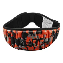 کمربند بدنسازی آندر آرمور مدل GDS-A1022 چریکی نارنجی چسبی