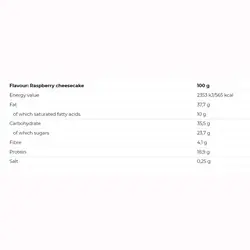 شکلات کرمی پروتئینی نوترند چیز کیک تمشک 250 گرمی