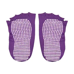 جوراب یوگا و پیلاتس هانجی مدل PSG-78540 بسته دو عددی