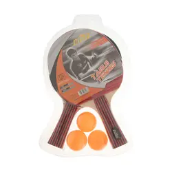 راکت پینگ پنگ کیما مدل CM-T500 بسته ۲ عددی به همراه توپ