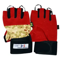 دستکش بدنسازی آندر آرمور مدل GDS-150 چریکی FREE SIZE