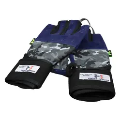 دستکش بدنسازی آندر آرمور مدل GDS-150 چریکی FREE SIZE