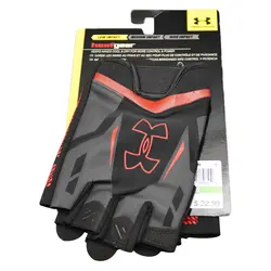 دستکش بدنسازی مردانه آندر آرمور مدل HeatGear-474 قرمز