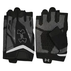 دستکش بدنسازی مردانه آندر آرمور مدل HeatGear-474 طوسی