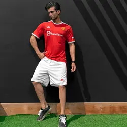 ست تیشرت و شلوارک ورزشی منچستر یونایتد مدل ADIDAS-2022