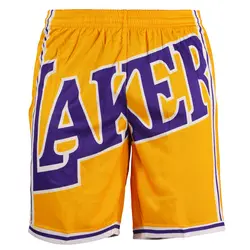 شلوارک ورزشی مردانه لیکرز مدل 2335 زرد
