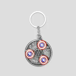 جاکلیدی کاپیتان آمریکا فلزی مدل 3CAP- اسپینری